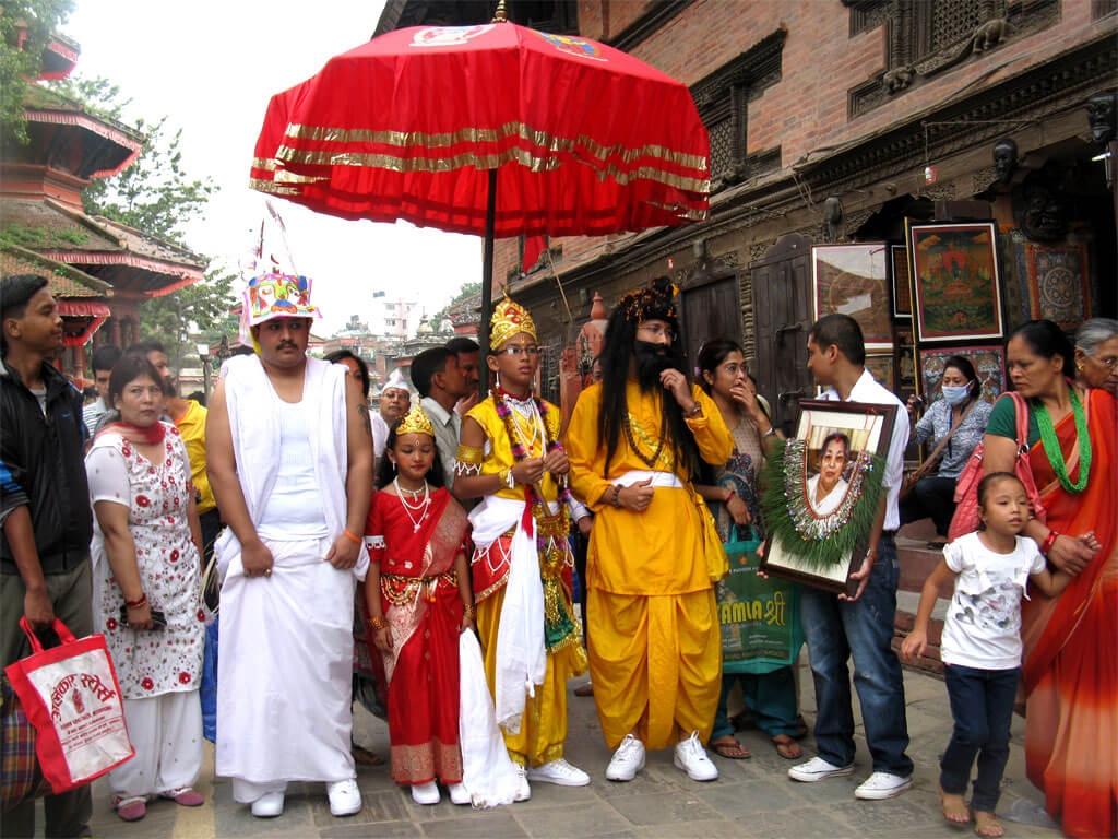 Gaijtra Festival in Nepal 